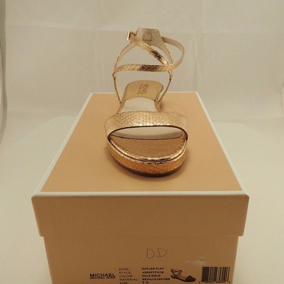 NIB MICHAEL KORS MK 40S5KYFA1M KAYLEE SANDALS - Picture 3 of 7